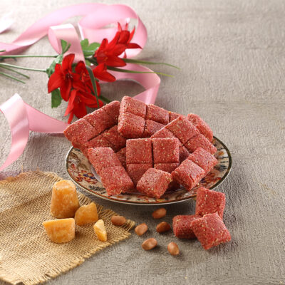 Strawberry Crush Chikki - Chourasiya Foods Shikrapur